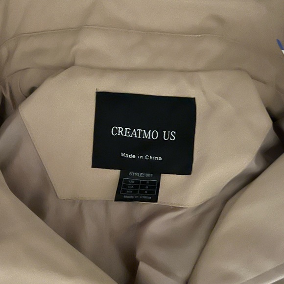 Creatmo Trench Coat Double-Breasted Classic Lapel Belted Outerwear Hooded Rain - Picture 8 of 9